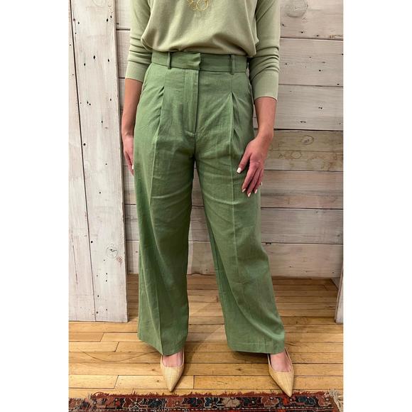 DELUC-ALEX PANTS IN BURGUNDY main image 1
